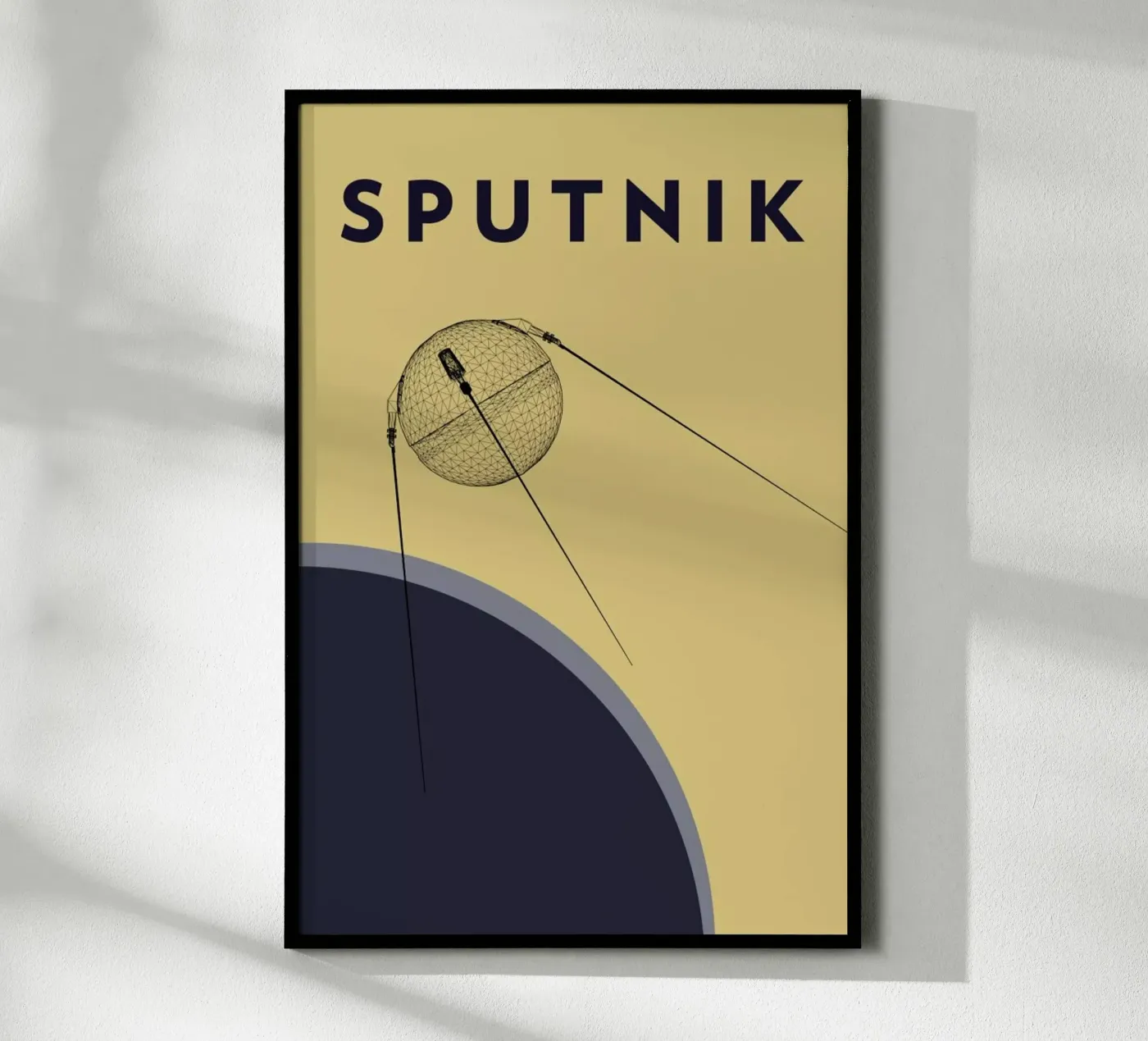 Sputnik 1 poster van Marc Schulthess