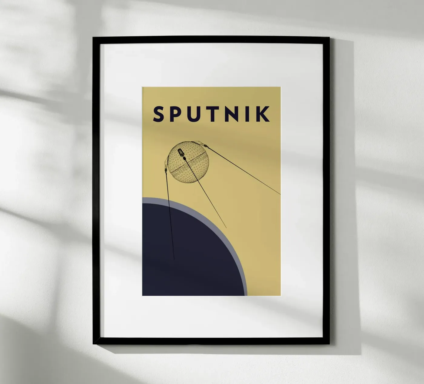 Sputnik 1 poster van Marc Schulthess