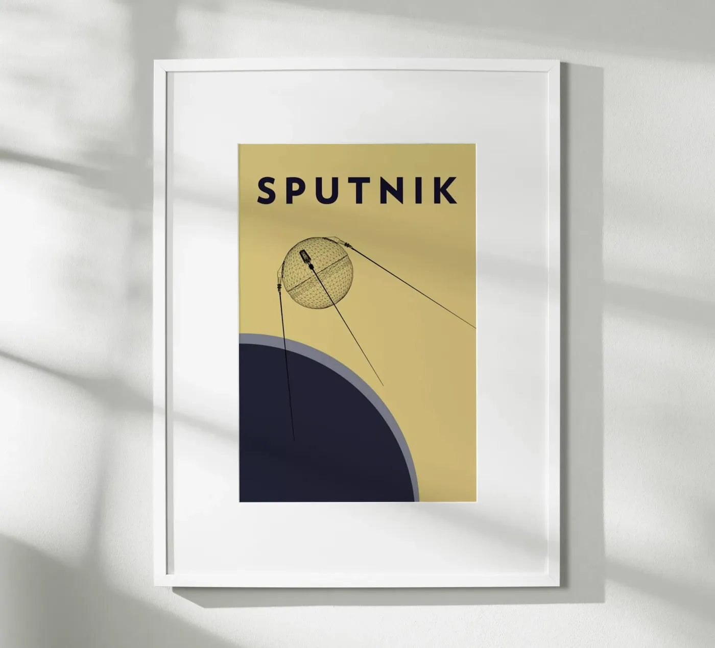 Sputnik 1 poster van Marc Schulthess