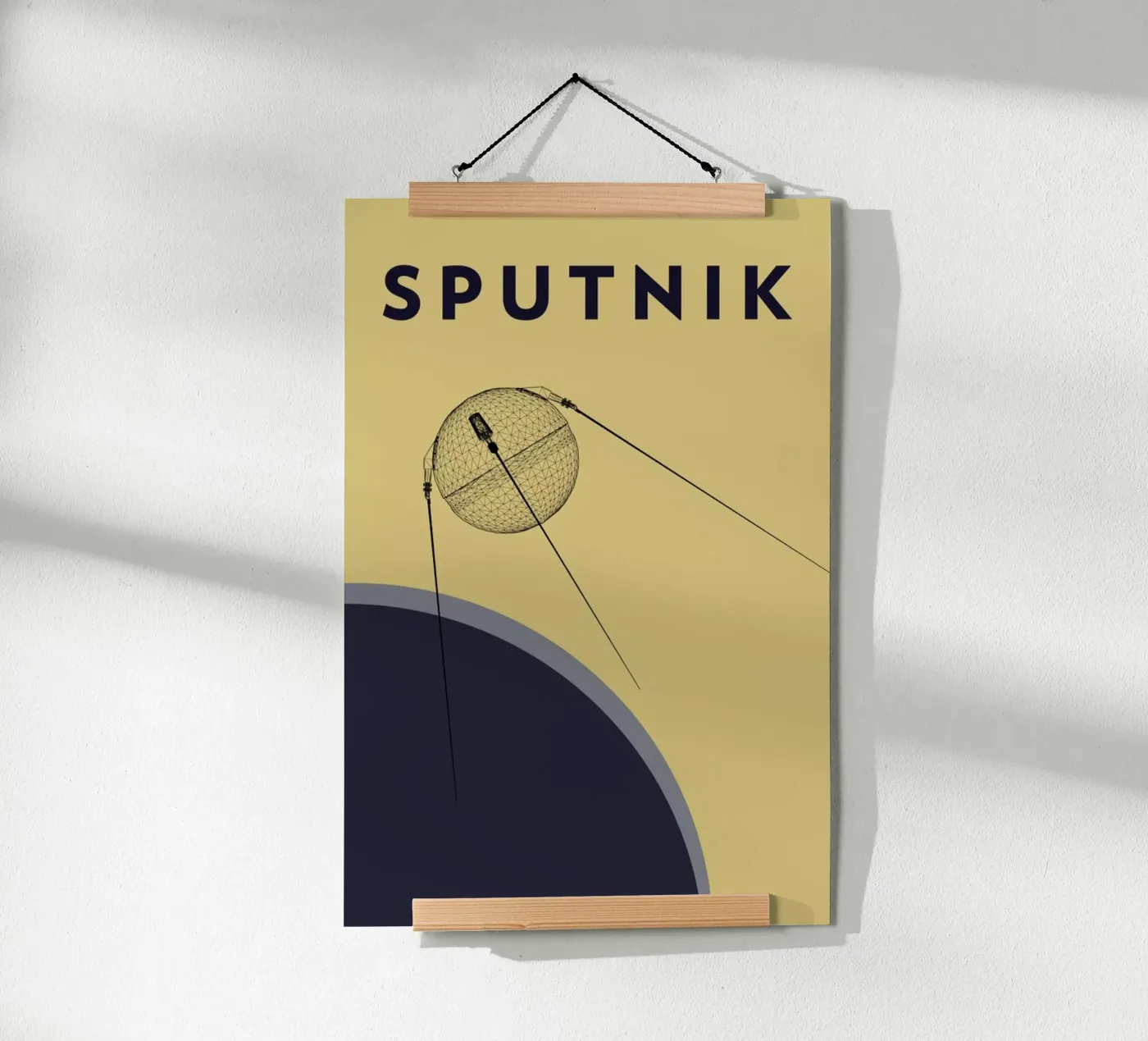 Sputnik 1 poster van Marc Schulthess