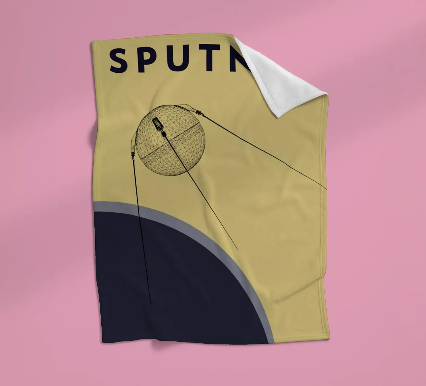 Sputnik 1 fleecedeken van Marc Schulthess