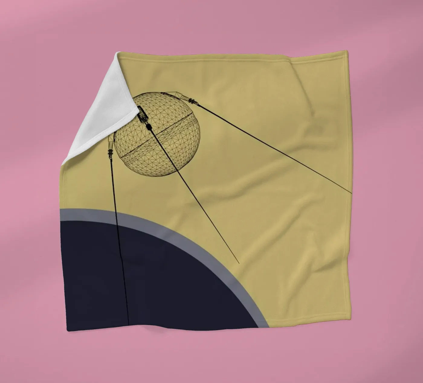 Sputnik 1 fleecedeken van Marc Schulthess