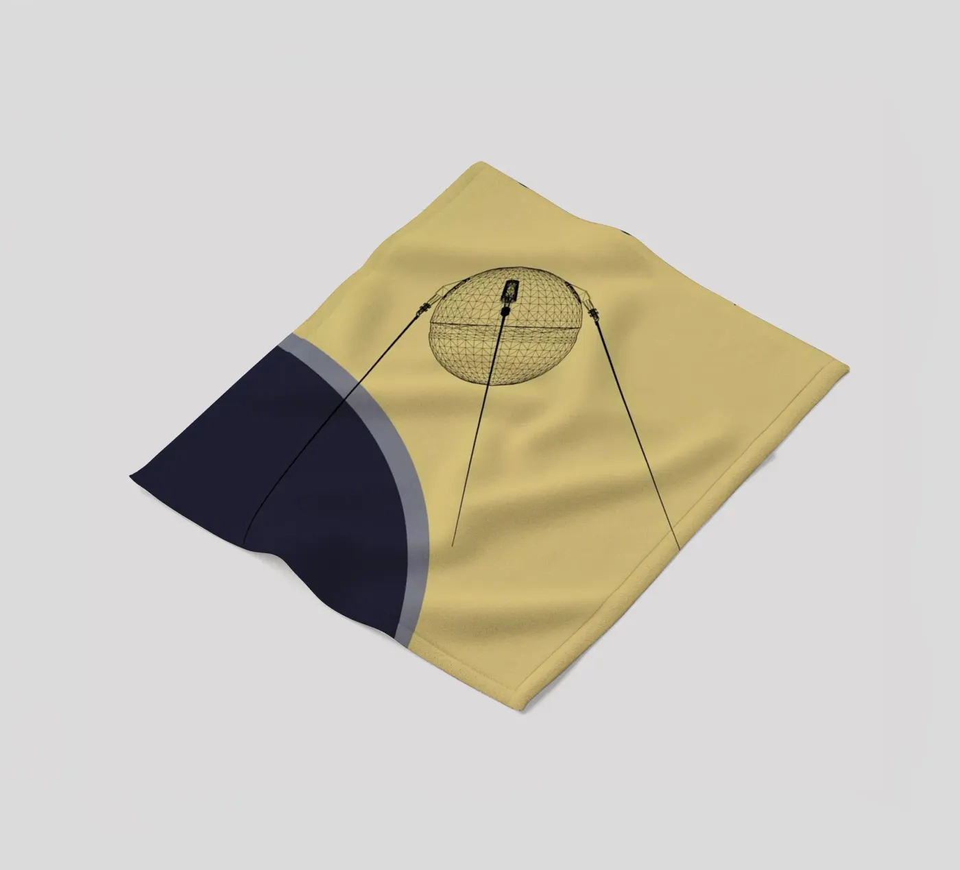 Sputnik 1 fleecedeken van Marc Schulthess