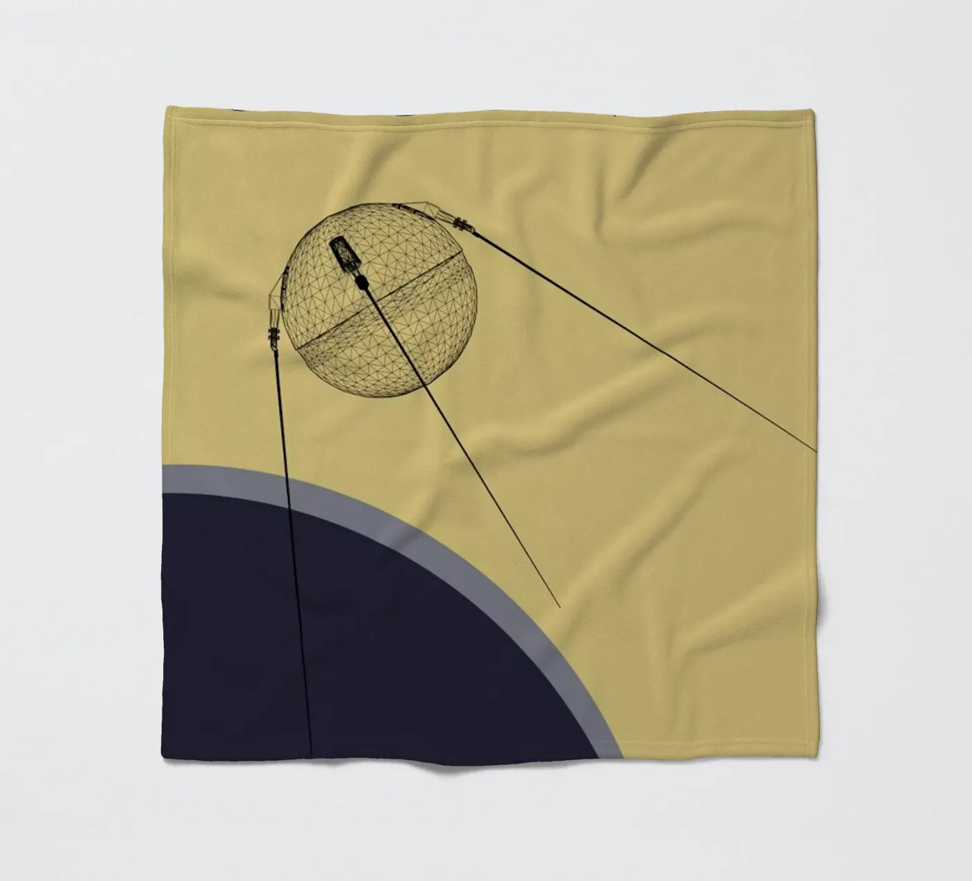 Sputnik 1 fleecedeken van Marc Schulthess