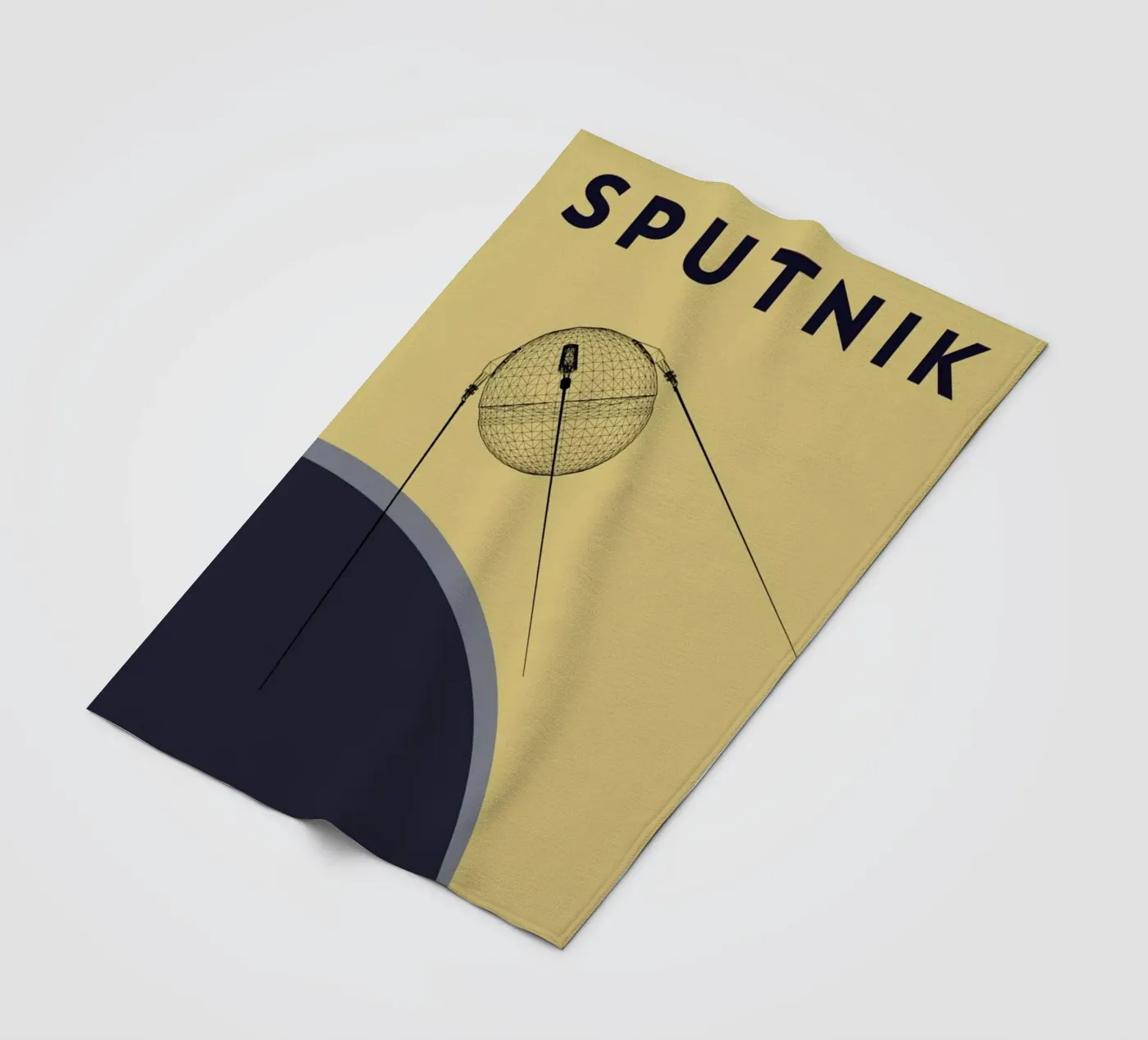 Sputnik 1 fleecedeken van Marc Schulthess