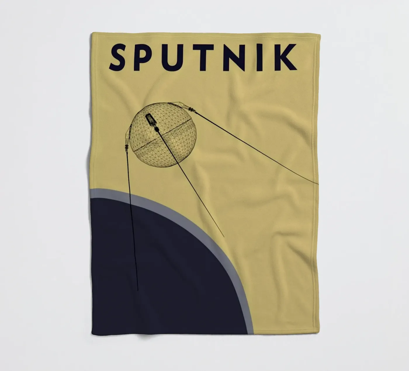 Sputnik 1 fleecedeken van Marc Schulthess