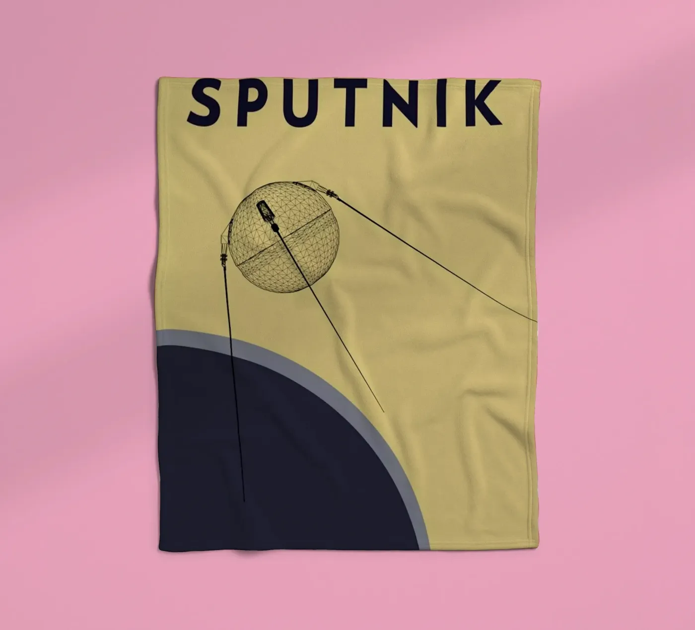 Sputnik 1 fleecedeken van Marc Schulthess