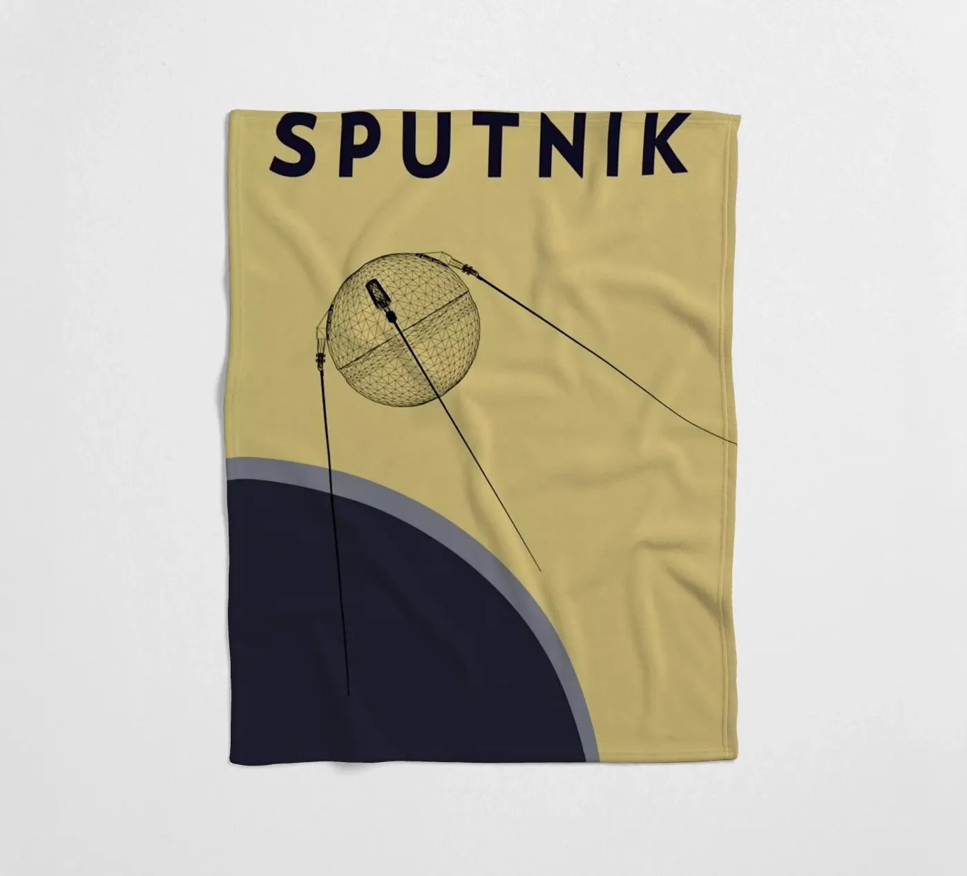 Sputnik 1 fleecedeken van Marc Schulthess