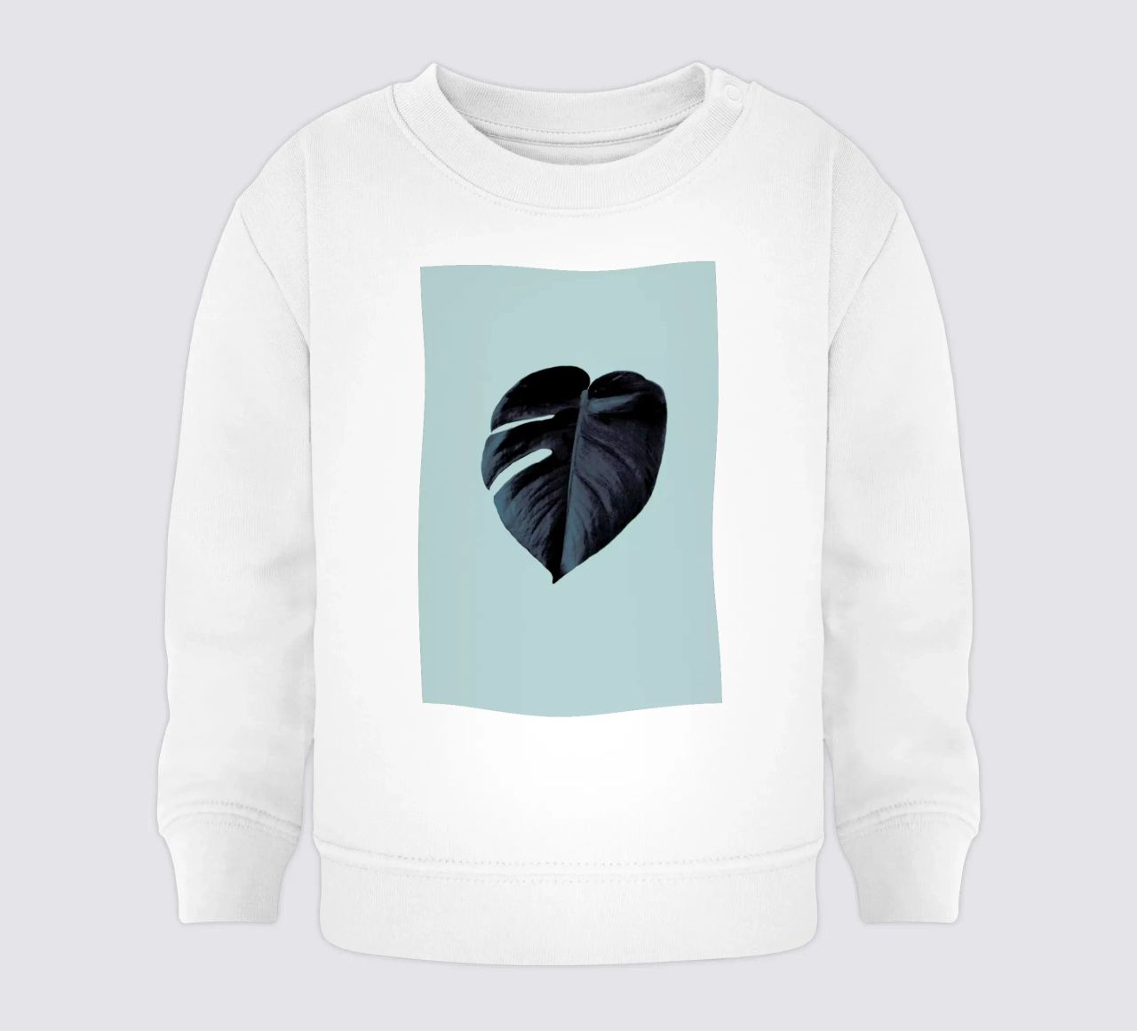 Monstera 01 felpa neonato da Froilein Juno