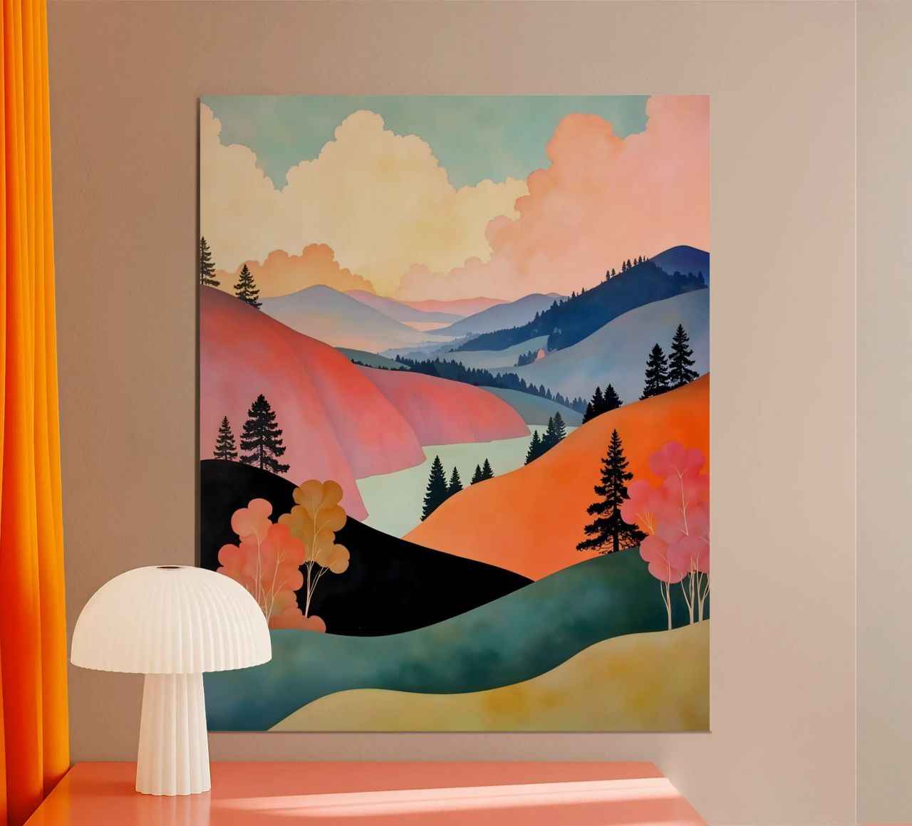 Romance of The Hills poster by 83oranges