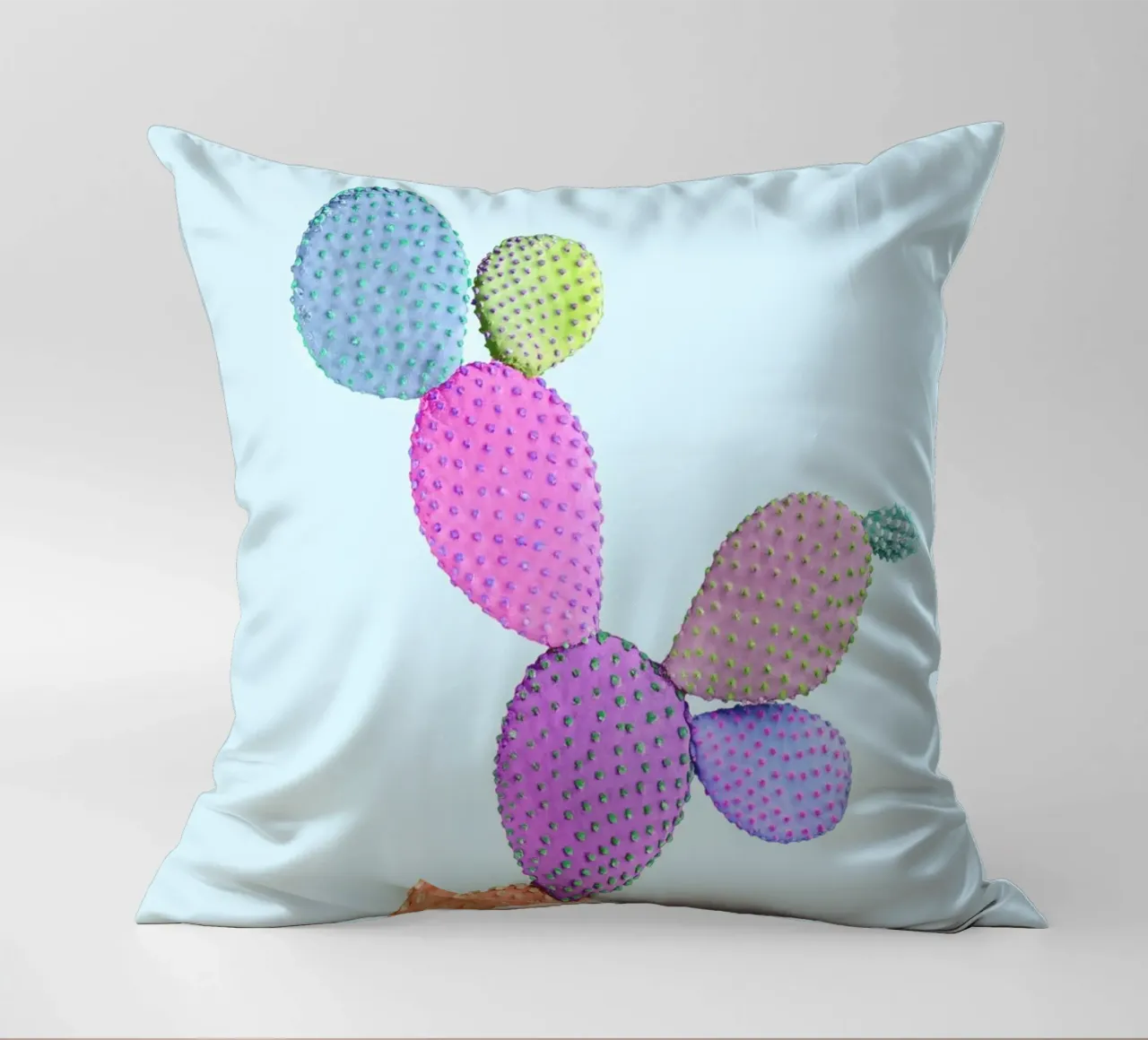 Color Cactus cuscino da Paul Fuentes Design