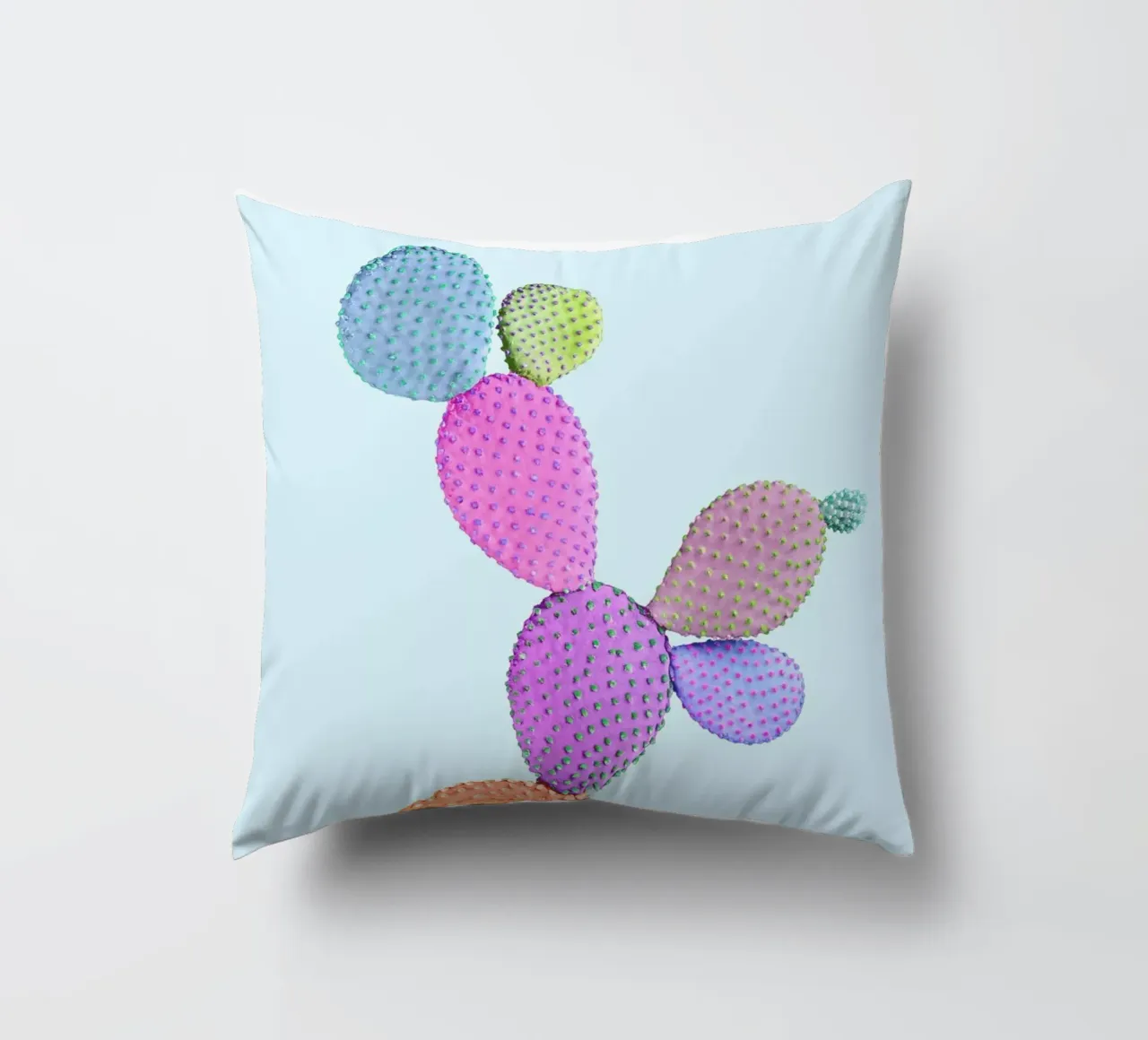 Color Cactus cuscino da Paul Fuentes Design