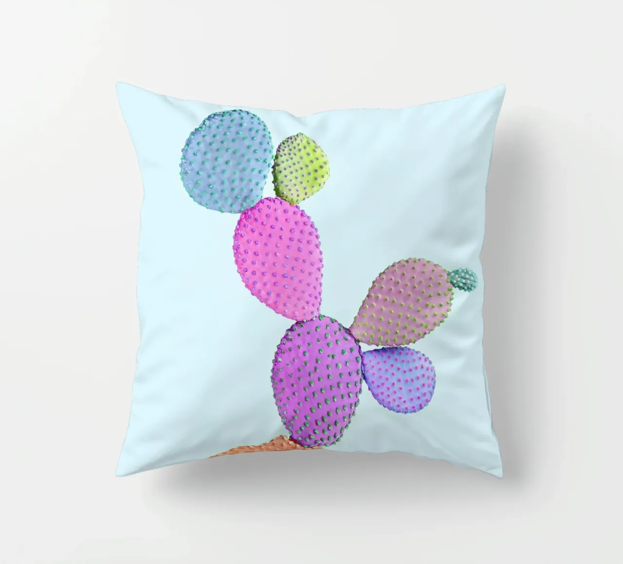 Color Cactus cuscino da Paul Fuentes Design