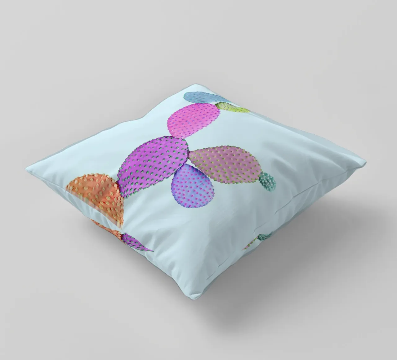 Color Cactus cuscino da Paul Fuentes Design