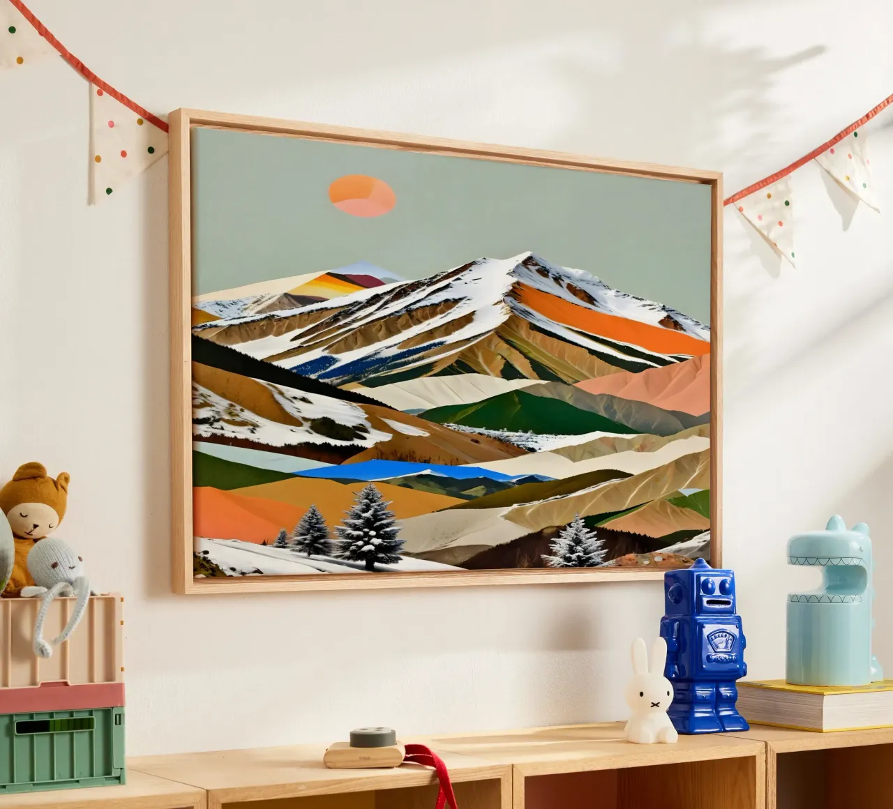 Whispers Of The Summit canvas with Floater frame by 83oranges