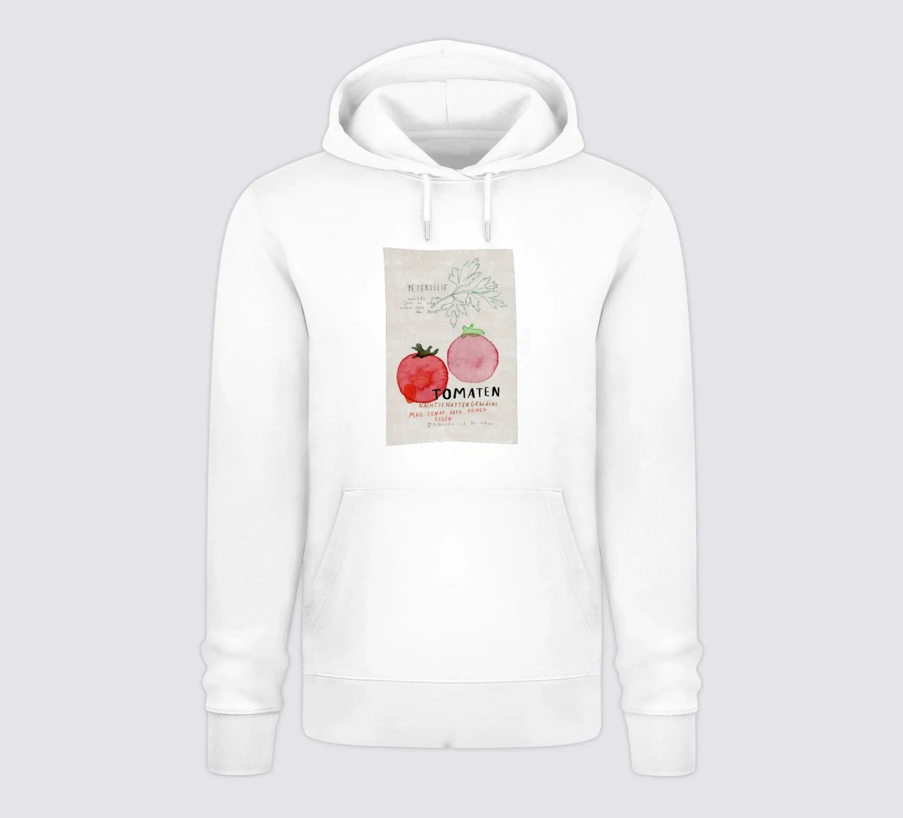 Tomate felpa con cappuccio da Rinah Lang