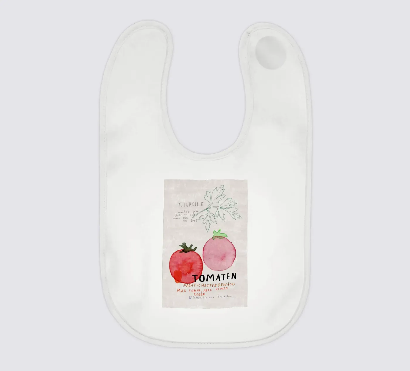 Tomate Babylätzchen von Rinah Lang