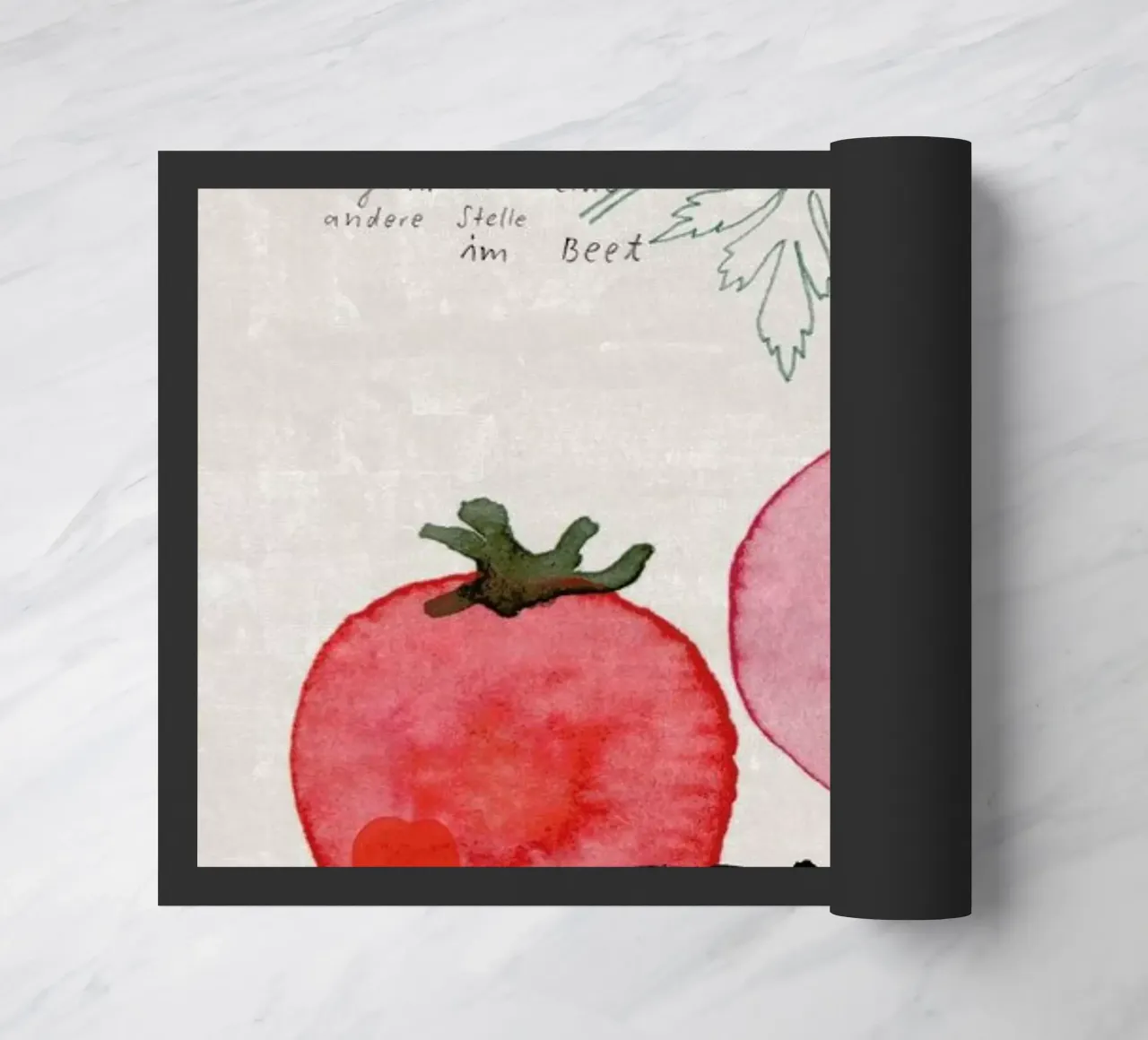 Tomate doormat by Rinah Lang