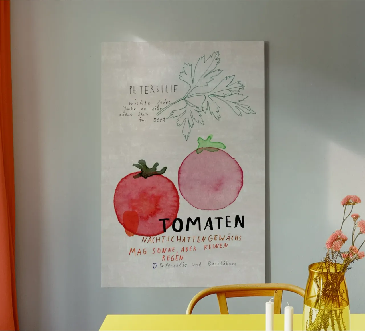 Tomate tela con Cornice a cassetta da Rinah Lang