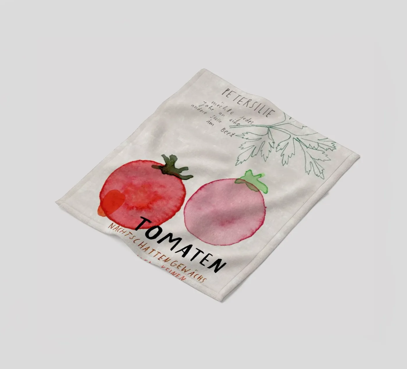 Tomate fleecedeken van Rinah Lang