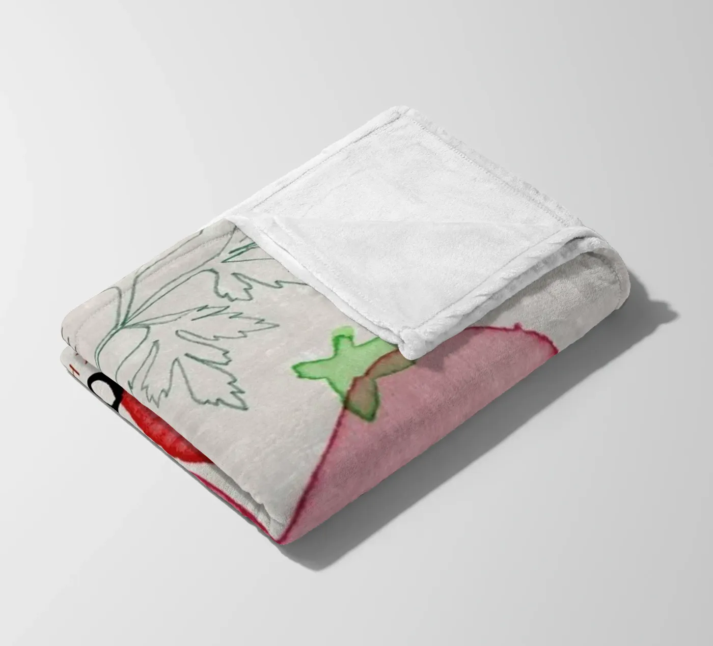 Tomate fleecedeken van Rinah Lang