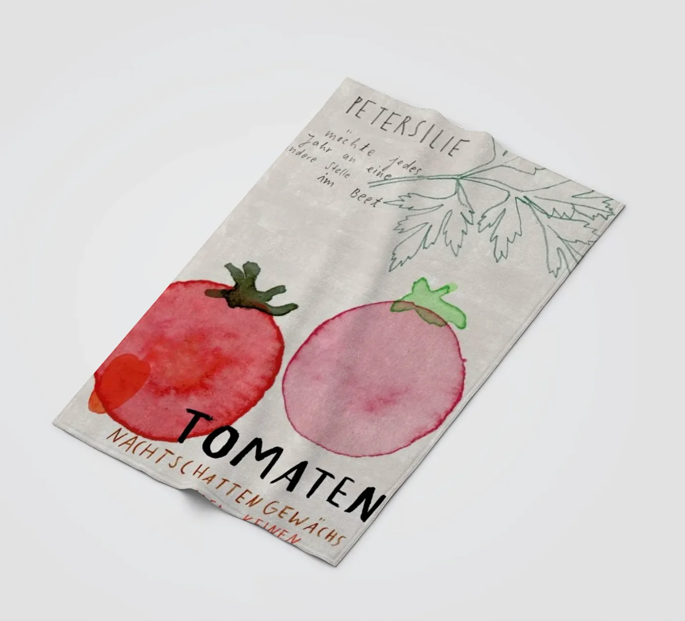 Tomate fleecedeken van Rinah Lang