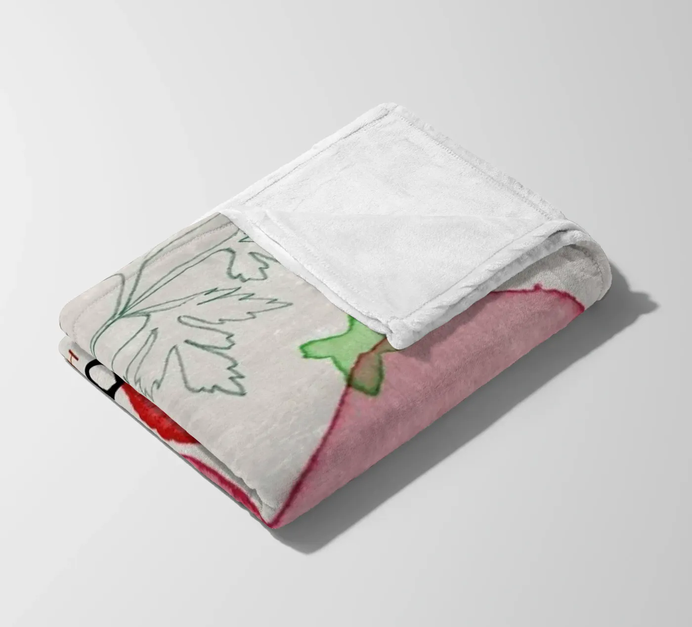 Tomate fleecedeken van Rinah Lang