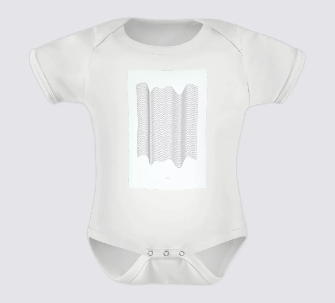 Waves body neonato maniche corte da Nordic Creators