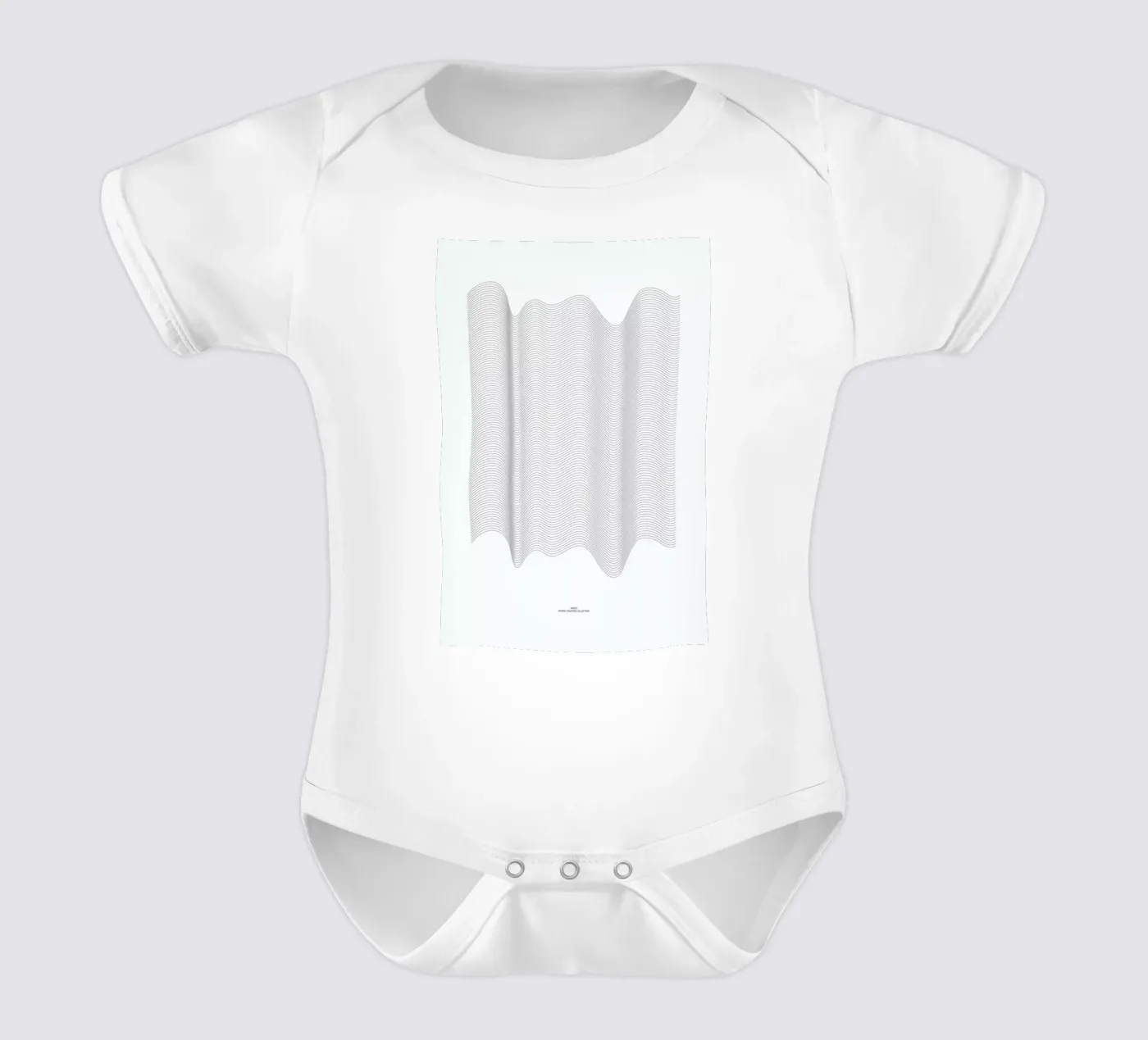 Waves body neonato maniche corte da Nordic Creators