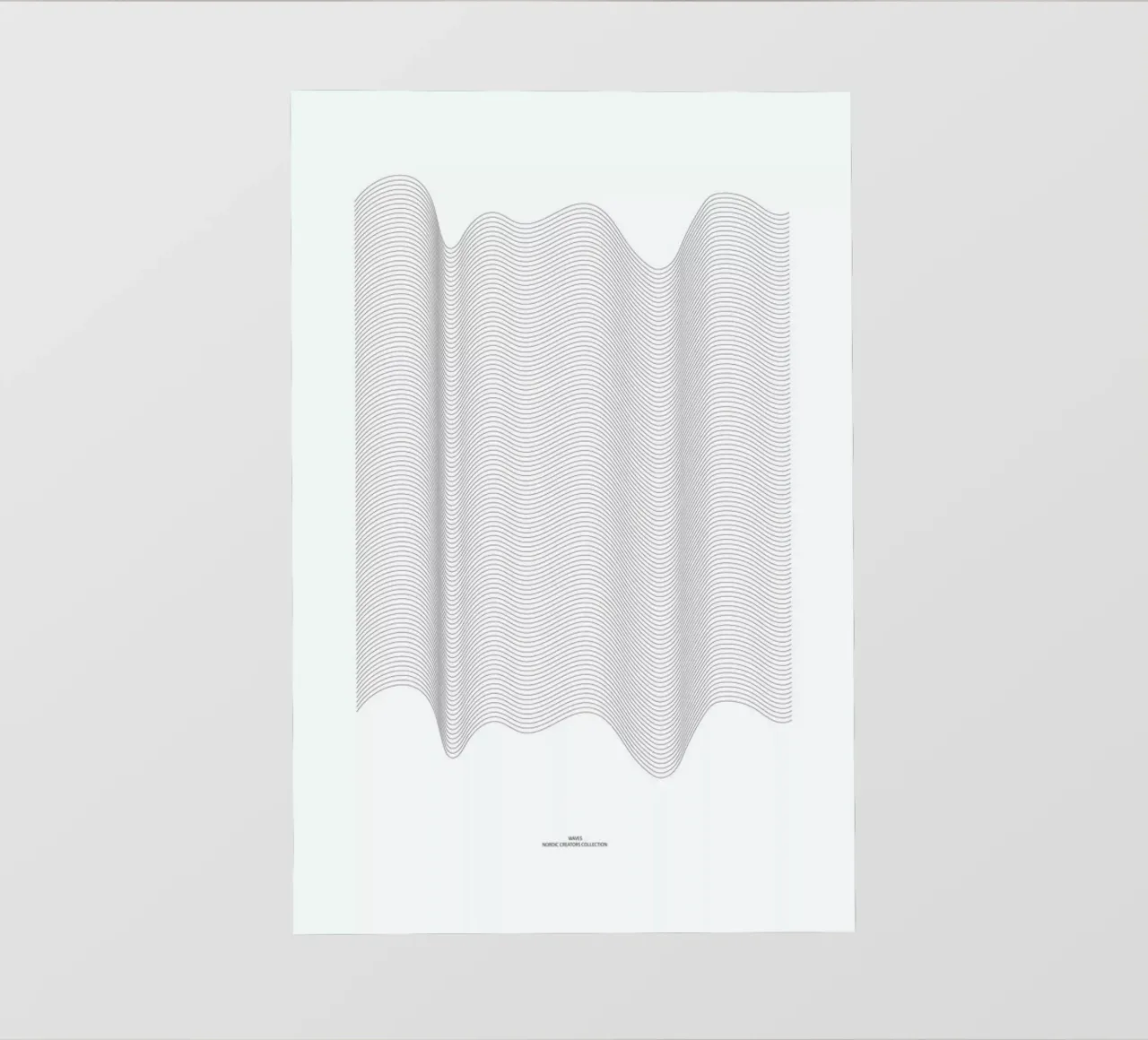 Waves telo in pvc da Nordic Creators