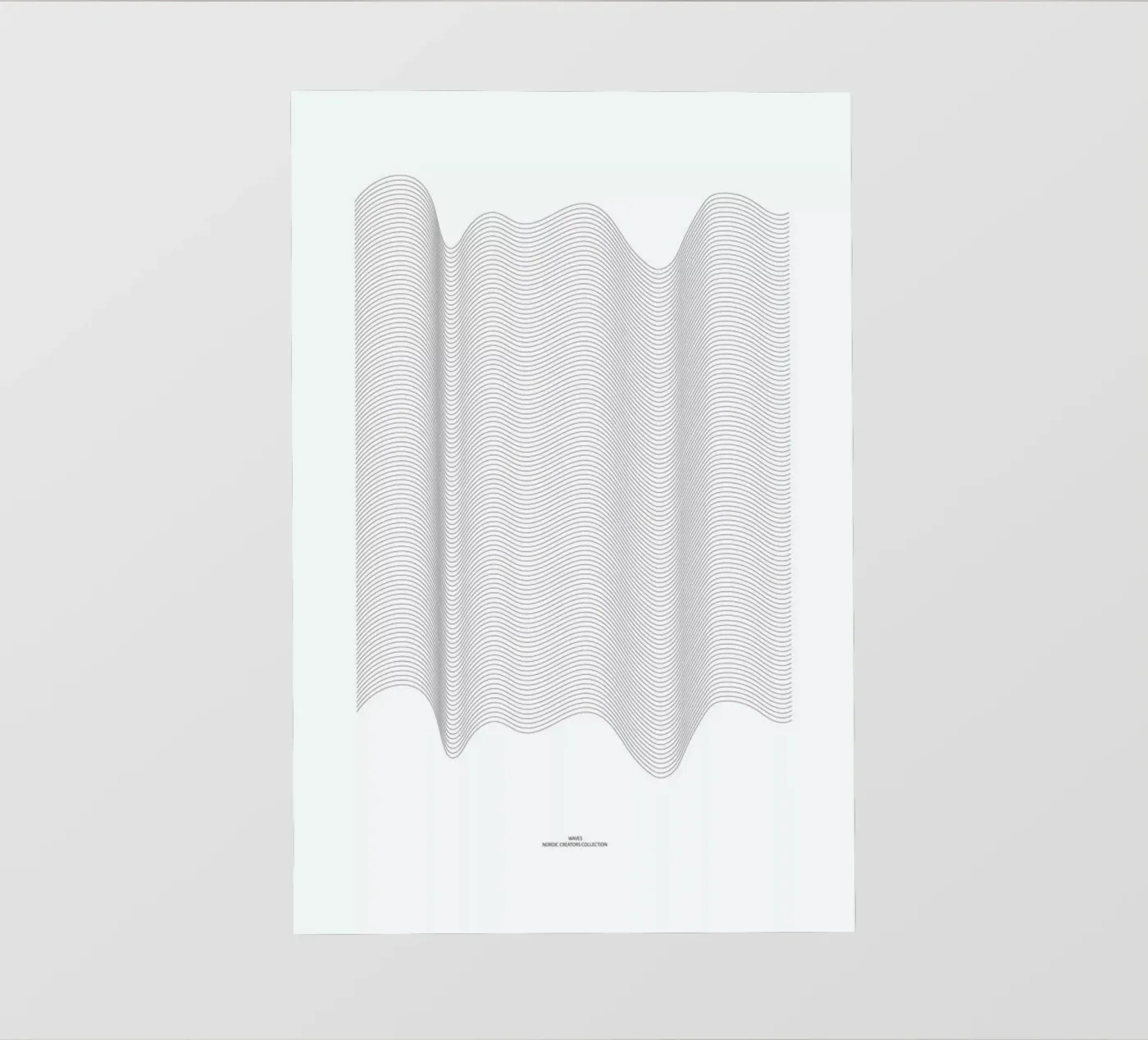 Waves telo in pvc da Nordic Creators