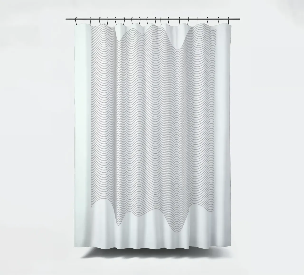 Waves Duschvorhang von Nordic Creators