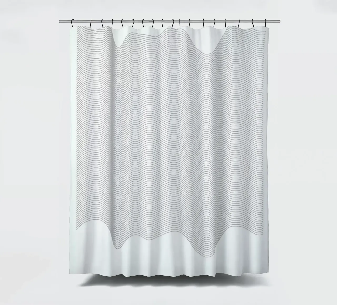 Waves Duschvorhang von Nordic Creators