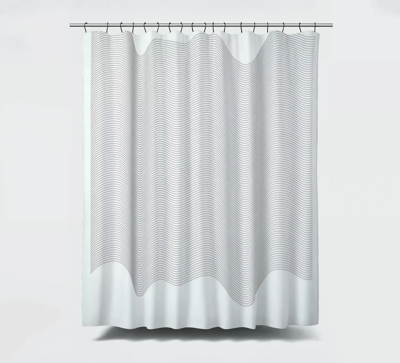 Waves Duschvorhang von Nordic Creators