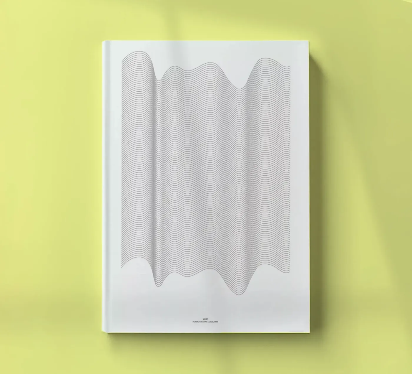 Waves notebook by Nordic Creators