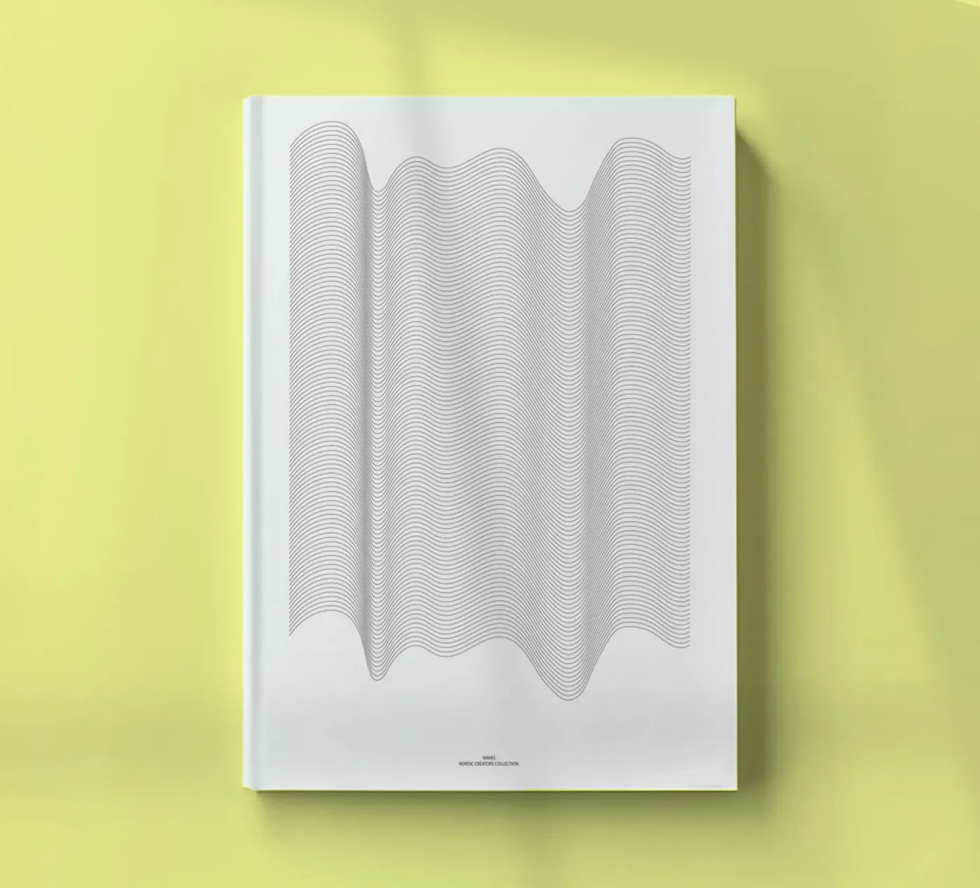 Waves notebook by Nordic Creators