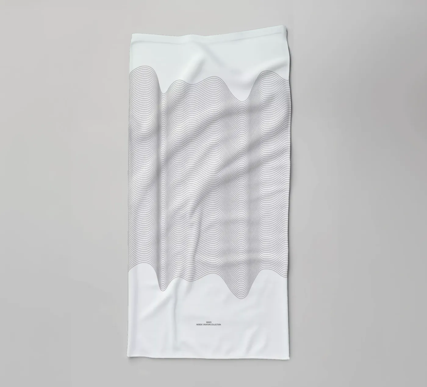 Waves badhanddoek van Nordic Creators