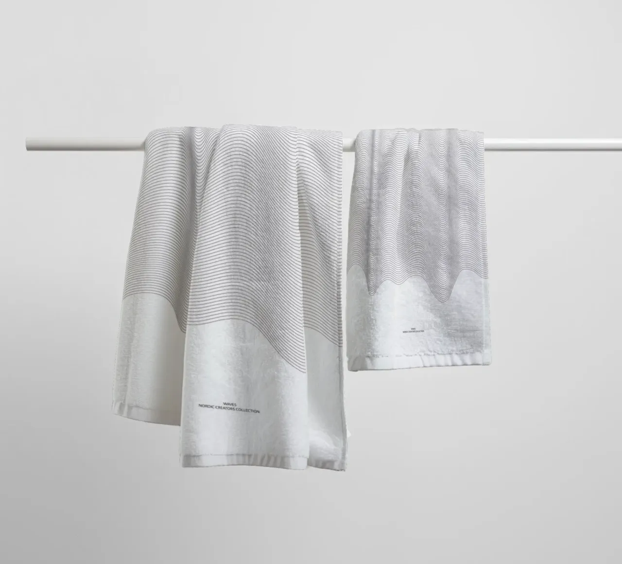 Waves towel by Nordic Creators