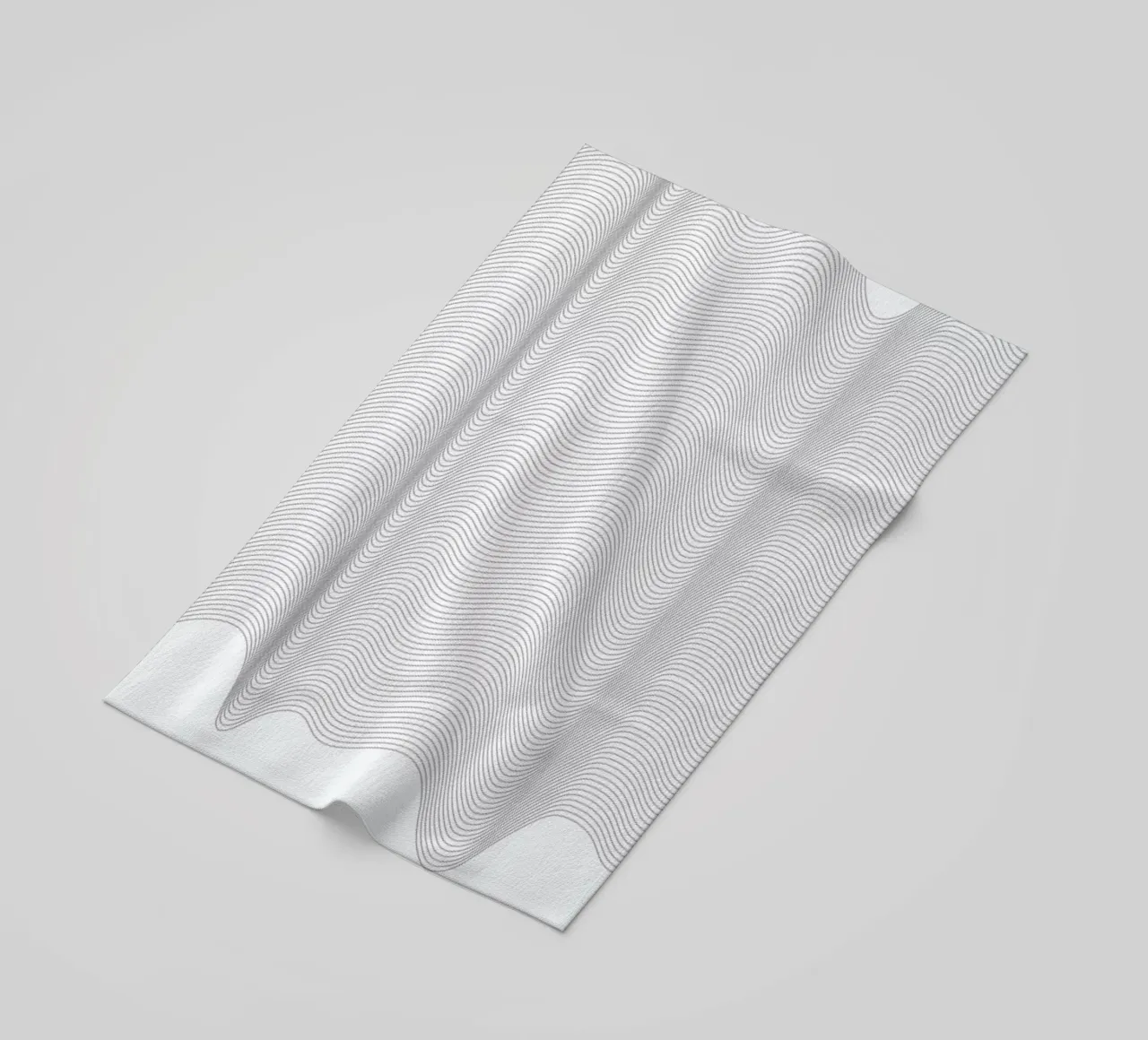Waves beach towel by Nordic Creators