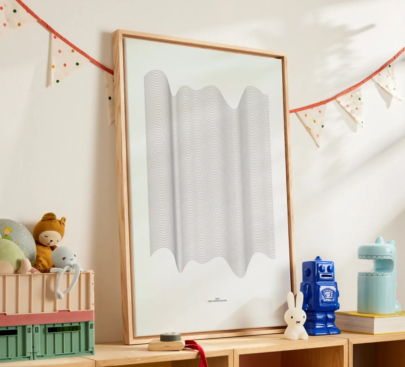 Waves canvas by Nordic Creators