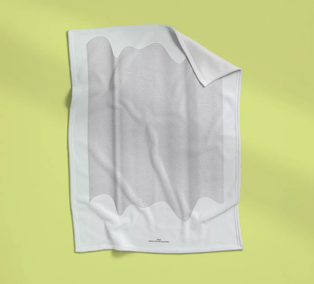 Waves fleecedeken van Nordic Creators