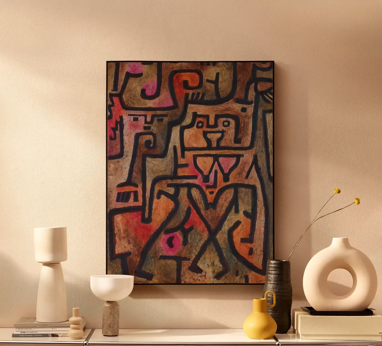 Paul Klee - Le streghe della foresta alluminio dibond da Timeless Artworks