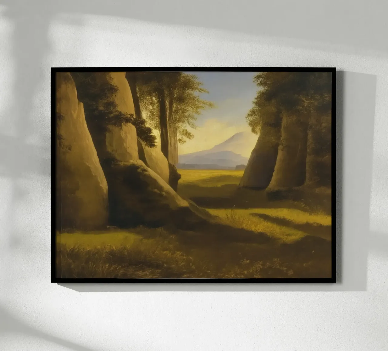 Vue depuis la forêt_1 hahnemühle de Impressionismus by LK