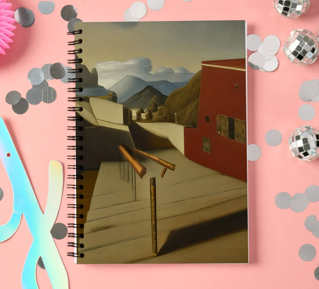 View into the distance_1 spiral notebook by Impressionismus by LK