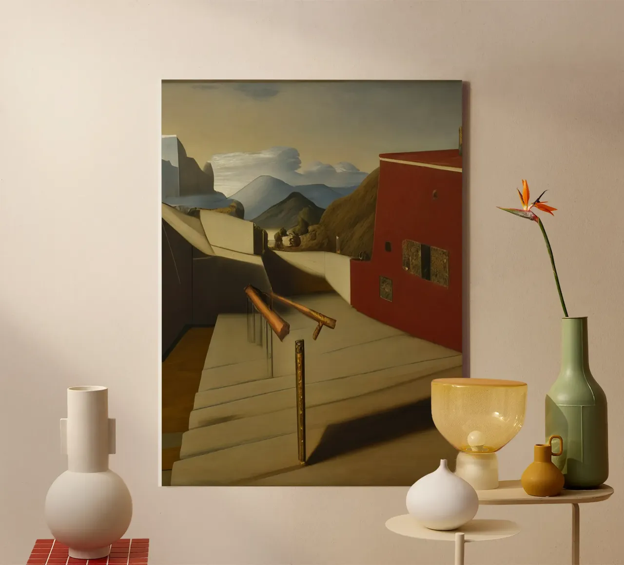 View into the distance_1 canvas by Impressionismus by LK