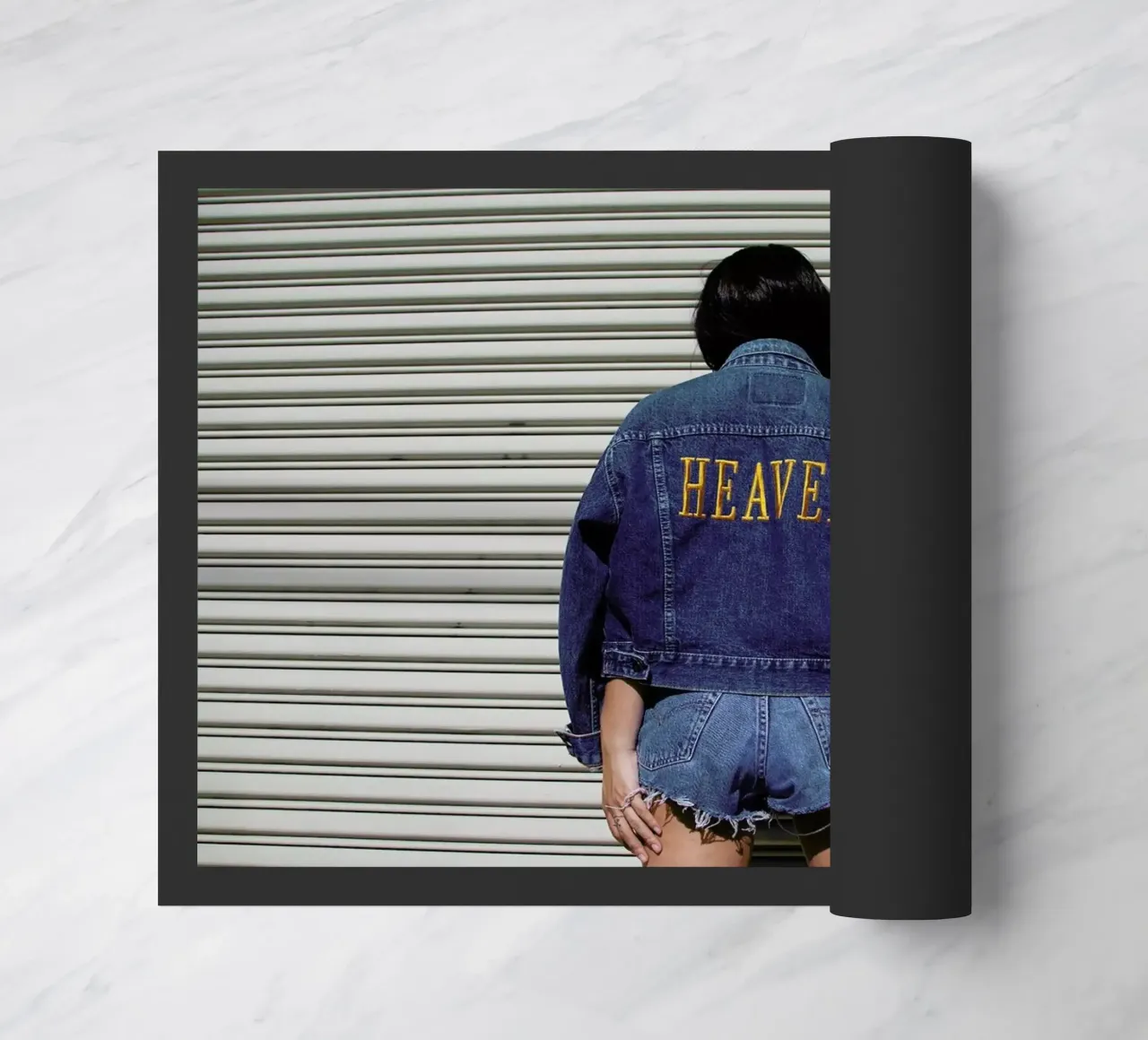 Heaven doormat by Aysha Banos