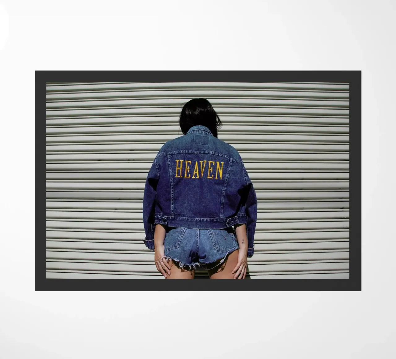 Heaven doormat by Aysha Banos