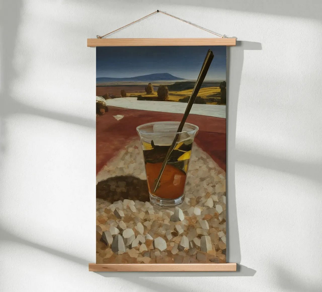 Cocktail in vacanza_1 poster con telaio in legno da Impressionismus by LK
