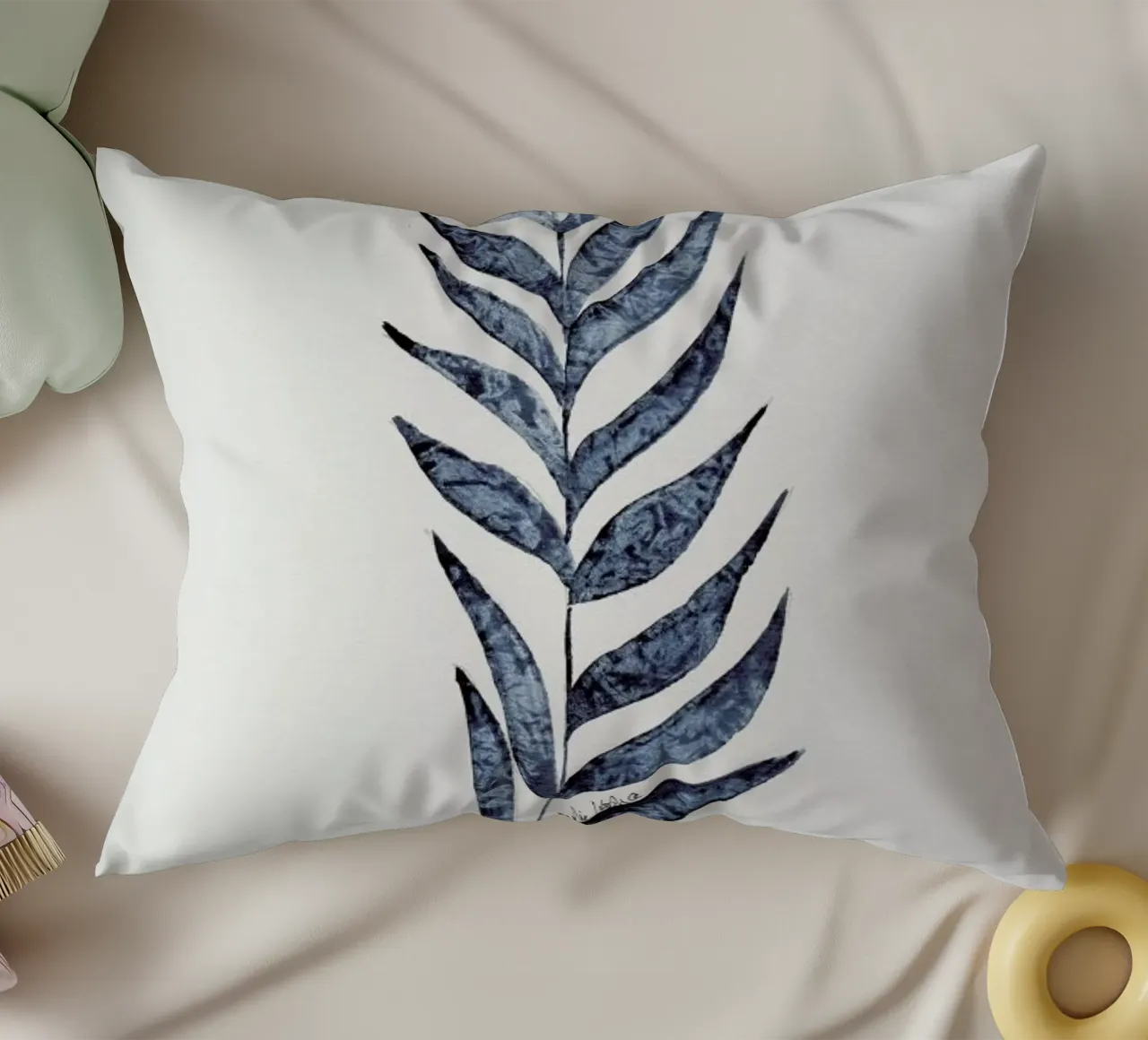 Palm Leaves cuscino da Nathys_illustration