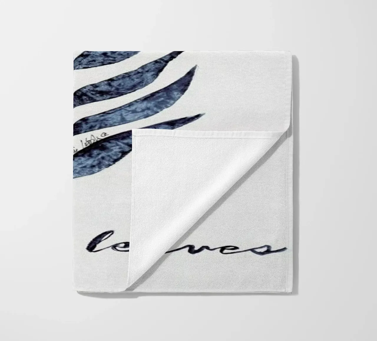 Palm Leaves beach towel by Nathys_illustration